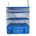 thumbnail image 1 of Home Textile Storage Solution for Travel - Foldable Hanging Luggage Organizers with Large Capacity Cubes for Closet and Suitcase Packing Durable Travel Shelving and Space Maximizer, 1 of 3