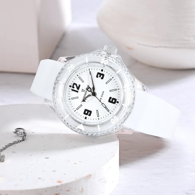 Minimalist Analog Waterproof Nurse Watch - Casual Ladies Sport Watch Amazon.com: CNBRO Women main image 4