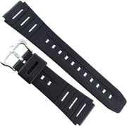20mm rubber Replacement Resin Watch Band fits Casio CA-53W-1 CA-61W-1 FT-100W-1 W-520U-1 W-720-1 W-720G-9