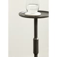 thumbnail image 3 of Kate and Laurel Truxton Modern Round Metal Drink Table, 9 x 9 x 22, Graphite, Industrial Cast Aluminum Pedestal Table for Use as Indoor Plant Stand or Living Room Decor, 3 of 8