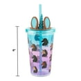thumbnail image 5 of Afro Unicorn Tumbler Set with keychain, Multicolored, 5 of 6