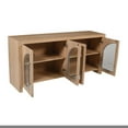 thumbnail image 4 of Jofran Archimedes 60" Curved Arch Four Door Sideboard Storage Cabinet, 4 of 9