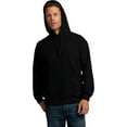 thumbnail image 1 of Fruit Of The Loom Mens Eversoft Fleece Pullover Hoodie, XL, Black, 1 of 6