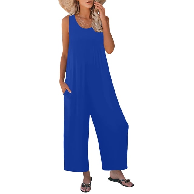 Mono holgado sin mangas Romper Nfsion para mujer, casual, de verano