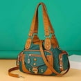 thumbnail image 3 of Stylago Purses and Handbags Women Fashion Leather Tote Shoulder Bag Top Handle Satchel Multiple Zipper Handbag for Ladies Travel Green, 3 of 6