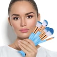 thumbnail image 3 of Mermaid-Style Makeup Brush Set 6-Piece, 3 of 6