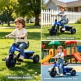 thumbnail image 5 of KORIMEFA Toddler Trike for Ages 2-5 Boys Girls, Beginner Kids Tricycle with Quiet Wheels & Storage Bin, Blue, 5 of 15