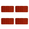 thumbnail image 1 of 4X Molde de Silicona para Galletas con Dedos de Tiramisú, Molde para Hornear Barras de Cereales con 15 Cavidades, Molde para Barras de Chocolate, Molde de Silicona con Tiras Largas, 1 of 7
