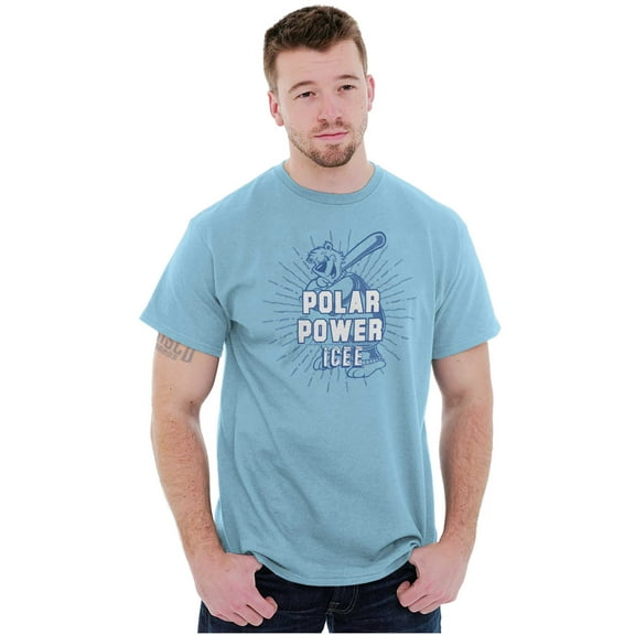Polar Bear Power Icee Men's Graphic T Shirt Tees Brisco Brands S