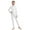 White, variant on Zaldita Kids Girls Unitard Rhinestone Gymnastics Leotard Dance Bodysuit Full Body Figure Ice Skating Jumpsuit White 14