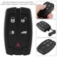thumbnail image 1 of Llave remota del coche ANGGREK 5 botones Con chip PFC7953 Para Freelander 2 Negro, 1 of 8