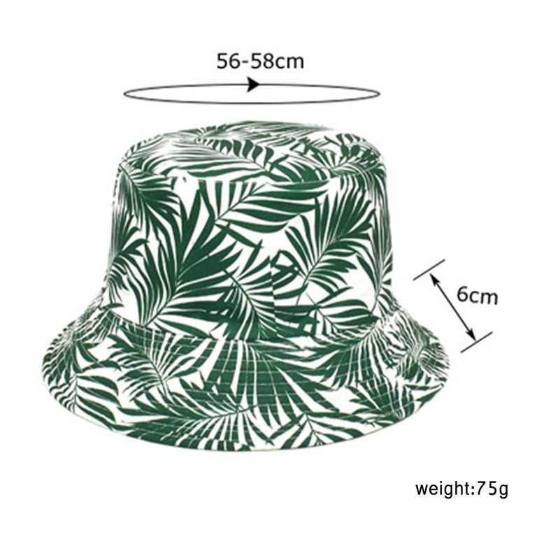 Bucket Hat For Women Straw Summer Beach Adjustable Washable Cotton