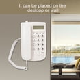 thumbnail image 4 of environmental  Telephone, No ID display energy saving Hotel Telephone, RJ45 For Hotel Family Business Office Phone, 4 of 8