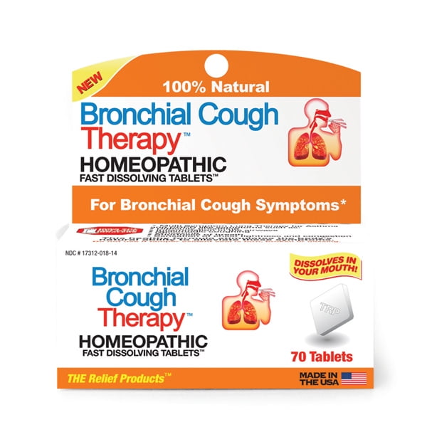 The Relief Products® Bronchial Cough Therapy® Fast Dissolving Tablets, 70 count