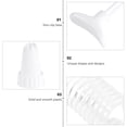 thumbnail image 5 of MERRYHAPY 16Pcs Cake Piping Cookies Press Kit White PP Icing Tips for Baking Home Use, 5 of 5