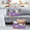 thumbnail image 6 of Foldable Iron Frame Storage Basket Open Basket Bins Versatile Organizer for Laundry Bathroom Closet 16.9” x 11.4” x 7.7” Ghost and Flying Witch, 6 of 7