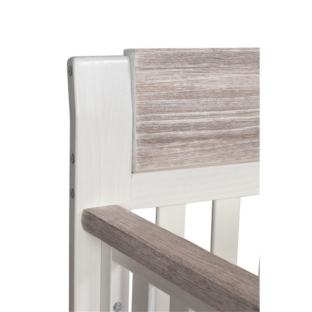 Suite Bebe Hayes 4-in-1 Convertible Crib, White & Natural