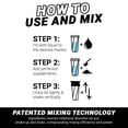 thumbnail image 3 of Botella mezcladora Vortex HELIMIX, 450 ml, sin BPA, fabricada en EE. UU., 3 of 7