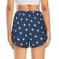 thumbnail image 4 of Uemuo Turtle Pattern Women's Athletic Shorts High Waisted Running Shorts with Liner Pockets Gym Elastic Workout Shorts-Large, 4 of 9