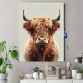 thumbnail image 4 of UXIEQU Highland Cow Canvas Wall Decor 15.75x11.81 Inches, 4 of 8
