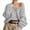 Light Gray, variant on Women's 2026 Fuzzy Knit Cardigan, Soft V-Neck Long-Sleeve Sweater with Relaxed Fit, Solid Color and Open Button Front