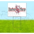 thumbnail image 1 of Barber Shop Old School (18" x 24") Yard Sign, Includes Metal Step Stake, 1 of 6