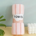 thumbnail image 6 of Guanhe 5Pcs Bathroom Towels Set, Super Absorbent Coral Towel Shower Towels Soft Bath Towel Sets Bath Saving for College Students Dorm Christmas Gifts，14''x30'', 6 of 9