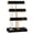 Black, variant on Velvet Jewelry Stand - 3 Tier Bracelet Holder & Jewelry Organizer for Necklaces, Earrings, Rings, Detachable
