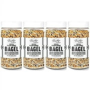 4 XL Bottles Everything Bagel Seasoning Blend of Garlic, Salt ,Onion and Sesame Seeds10 oz. by Brooklyn Home Goods.