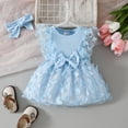 thumbnail image 2 of Utlike Summer Dress For Girls Flower Princess Dress Tutu Boho Wedding Birthday Party Dress For Elegant Girl Sundress Size 12 Months-18 Months, 2 of 9