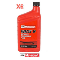 6 Quarts Auto. Trans. Fluid ATF Genuine FORD Motorcraft MERCON SP