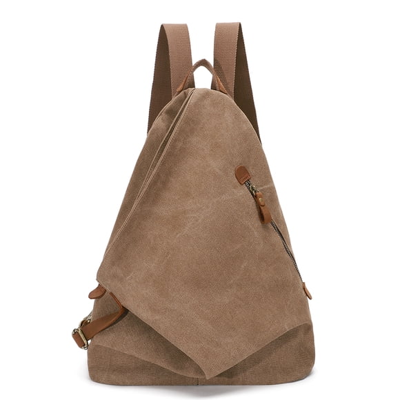 Toile Vintage Sac à Dos Grand Sac à Dos de Voyage en Plein Air Sac à Dos de Randonnée Sac à Bandoulière pour Hommes Femmes