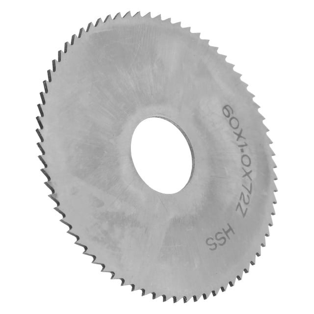 LAFGUR Cutting Tool,Circular Cutting Blade,Circular Saw Blade Disc Cutting High Speed Steel Cutter Tool Hardware 60x1‑0 72 Teeth