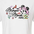 thumbnail image 3 of Disney - Minnie Mouse Xoxo - Juniors Cropped Cotton Blend T-Shirt, 3 of 5