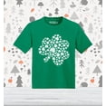 thumbnail image 2 of Shop4Ever Shamrock Cloud St. Patrick's Day Toddler's Cotton T-Shirt 2T Green, 2 of 6