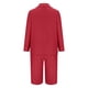 thumbnail image 5 of ICHUANYI Clearance Women's Solid Turndown Collar Long Sleeve Pullover Shirt Tops + Pants Trousers Set(Red, XL) ICHUANYI WER2023080805860, 5 of 6