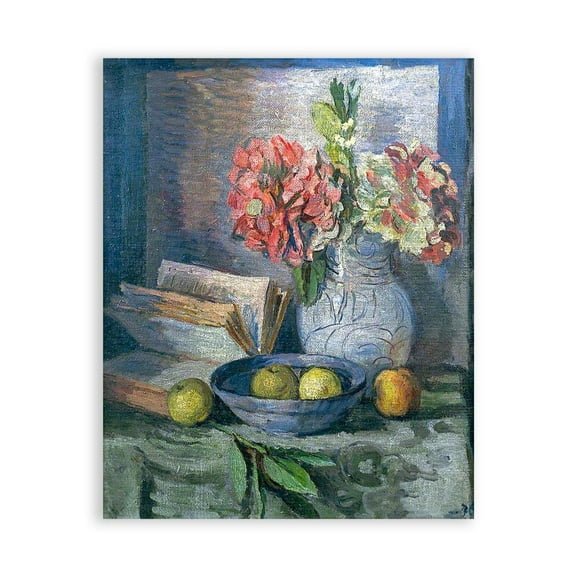 Vanessa Bell Print On Canvas. Famous Fine Art Painting Poster. Reproduction Living Room Wall Art Decor Pictures(Hydrangeas)