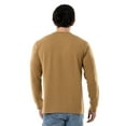 thumbnail image 4 of Wrangler Workwear Men's Long Sleeve Henley Shirt, Size Small to 3XL (Men's and Big Men's), 4 of 5