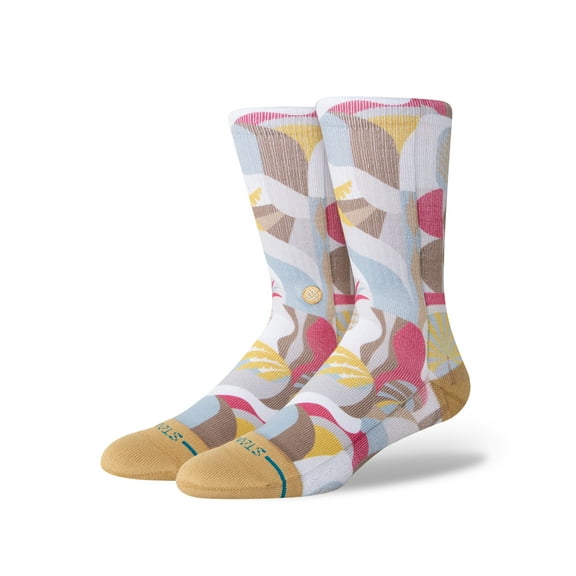 Stance Tropiclay Crew Socks Honey in size US 6 - 9