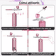 thumbnail image 4 of "Kit De Aerógrafo Multiuso Inalámbrico Compresor Recargable Rosa ", 4 of 5