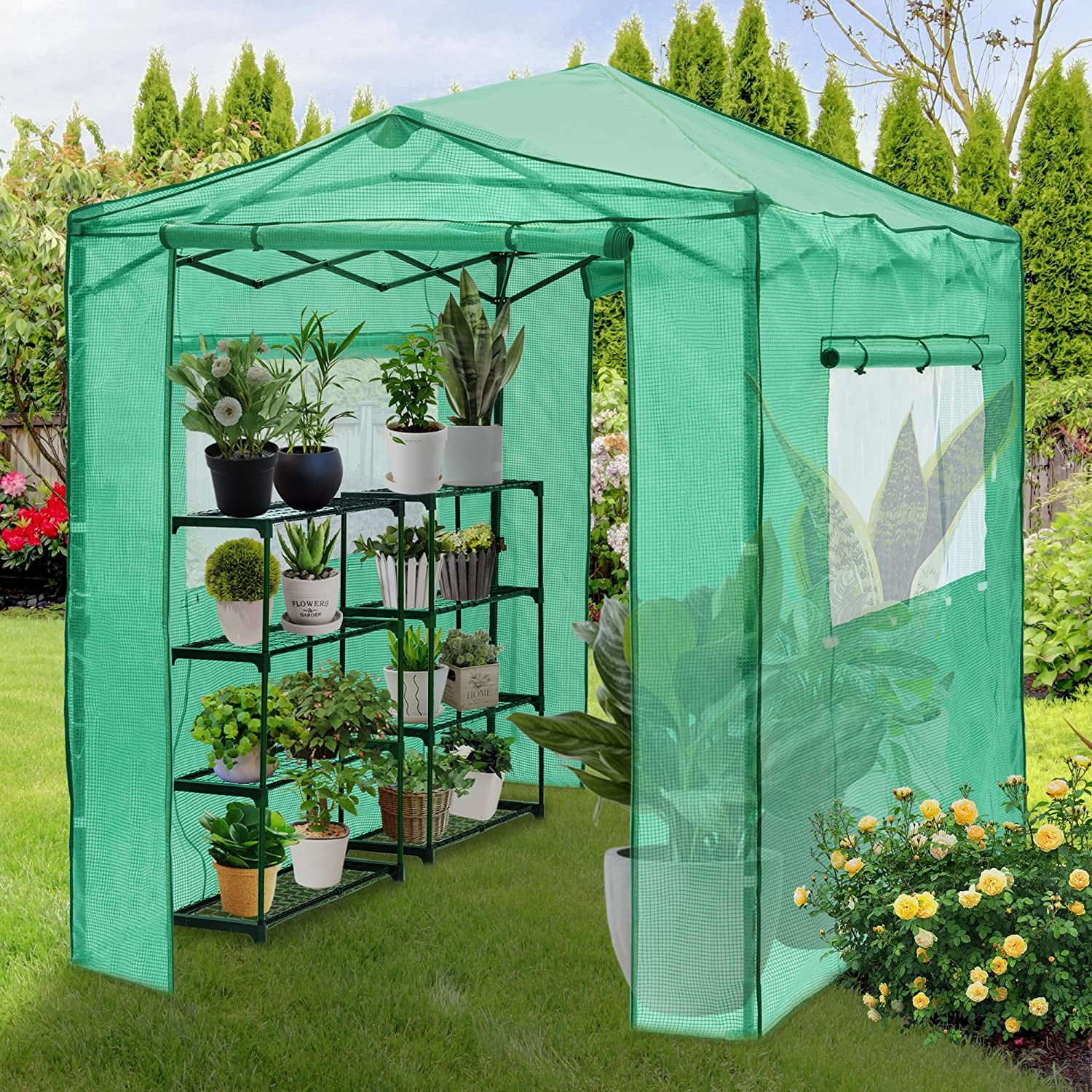 Anti-Heat Silver PETP Reflective Film Garden Greenhouse Plant Grow Light Tool YS 