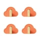 thumbnail image 2 of 4 ganchos de almacenamiento multifunción autoadhesivos, flexibles y estables para colgar. Naranja, 2 of 3