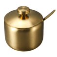 thumbnail image 1 of Stainless Steel Seasoning Jar Kitchen Restaurant Seasoning Jar With Spoon, 1 of 5