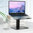 thumbnail image 2 of Besign LSX6 Laptop Stand, Ergonomic Adjustable Notebook Stand, Laptop Riser for Standing Work, Computer Holder Compatible with Ai, 2 of 9
