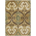 thumbnail image 2 of Addison Rugs Chantille Indoor/Outdoor Transitional Ikat Gold Machine Washable Rectangle Rug, 5' x 7'6", 2 of 8