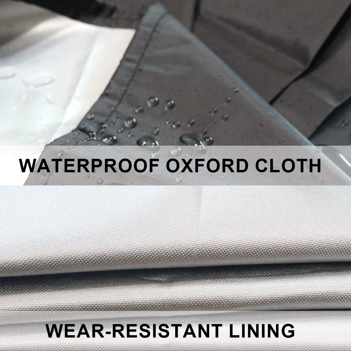 Washer/Dryer Cover,Washine Machine Cover for Waterproof and dustproof thickening Front-Loading Machine, With Smooth Zipper and Fixed Ropes (XXL,Black)-27''x32''x38.5''