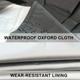 thumbnail image 3 of Funda para lavadora/secadora: funda para lavadora para un frente grueso resistente al agua y al polvo, ajuste con diseño de cremallera gruesa, para la mayoría de lavadoras y secadoras (negro), 3 of 7