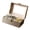 Gold, variant on Timepiece Watch Storage Organizers Container Box Case Clear View Window Dustproof Lid Jewelry Case for Home Use