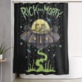 thumbnail image 3 of Rick And Morty Shower Curtain Waterproof Fabric Cloth Shower Curtains Washable Bathroom Decoration Bath Curtains Plastic, 3 of 9