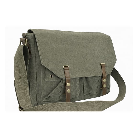 Vagarant Traveler 15" Casual Style Shoulder Messenger Bag C52.GRN